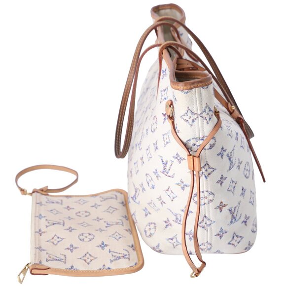 Louis Vuitton Garden Collection Neverfull MM Tote Monogram Jacquard Multicolor - Picture 6 of 10